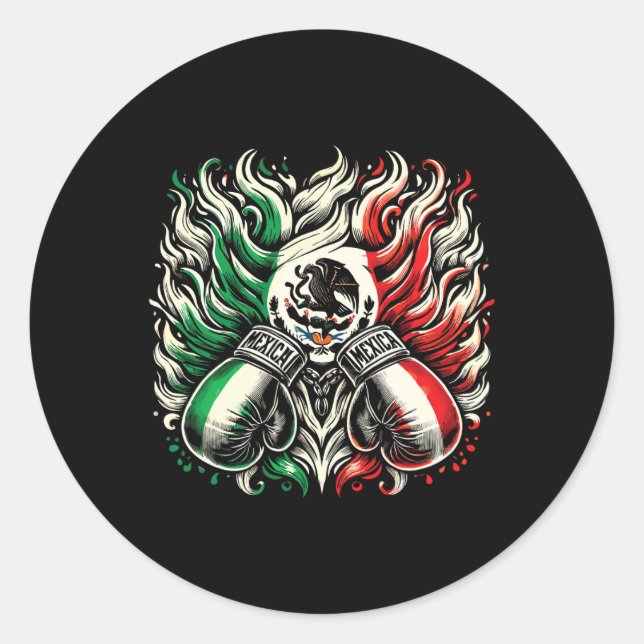 Adesivo Pinhão mexicano com luvas Design Art (Frente)