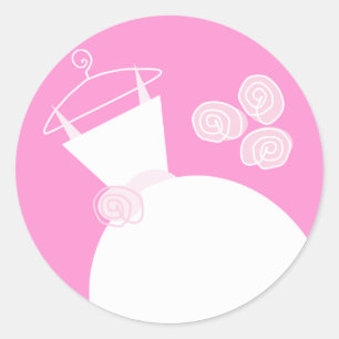 Adesivo Pinheira cor-de-rosa de casamento