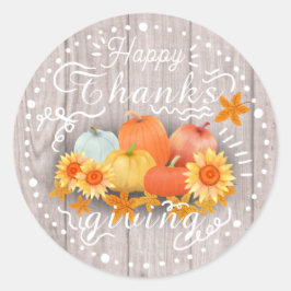 Adesivo Pinheiro-de-abóbora de outono