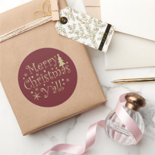 Adesivo Pinheiro de Natal feliz decorado