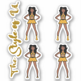 Adesivo Pinheiro de Ouro Majorette / Dancer Stickers