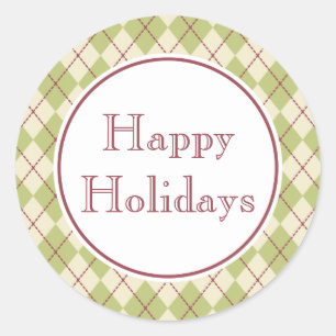 Adesivo Pinheiros de férias felizes