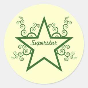 Adesivo Pinheiros de pântanos superstar, verde florestal