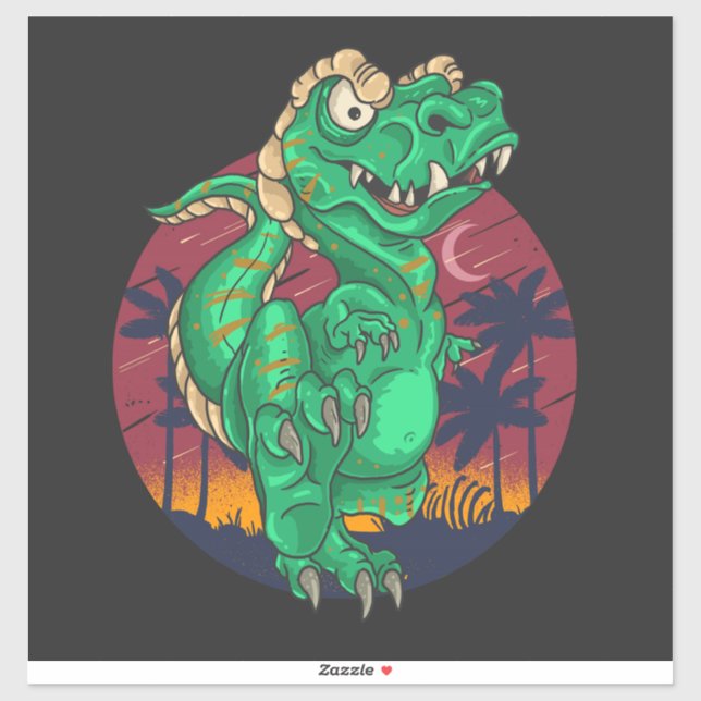 Adesivo Pinheiros Dinossauros (Folha)