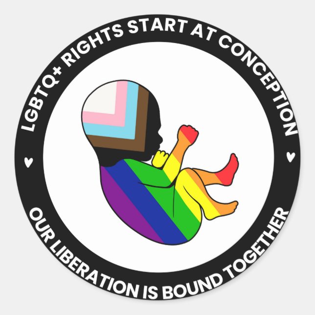 Adesivo Pinheiros do Orgulho Fetus (redondos) (Frente)