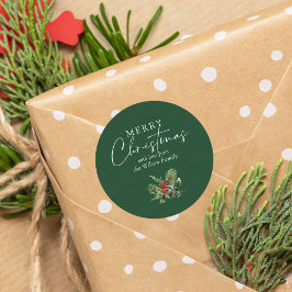 Adesivo Pinho Verde Simples Elegante Deixa Berries