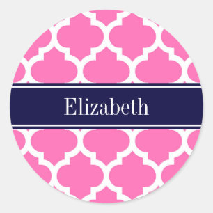 Adesivo Pink2 os azuis marinhos brancos quentes do