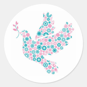 Adesivo Pink and Teal DOVE