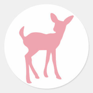 Adesivo Pink Baby Deer Sticker