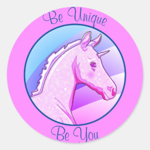 Adesivo Pink Baby Palomino Unicorn (lite arco-íris)