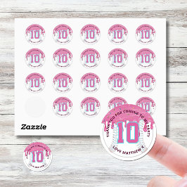 Adesivo Pink & Blue Baseball Drip