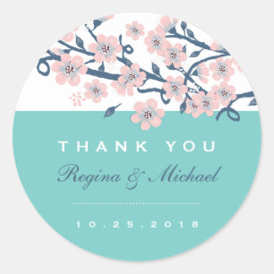 Adesivo Pink Cherry Blossom Flower Flower Wedor Sticker