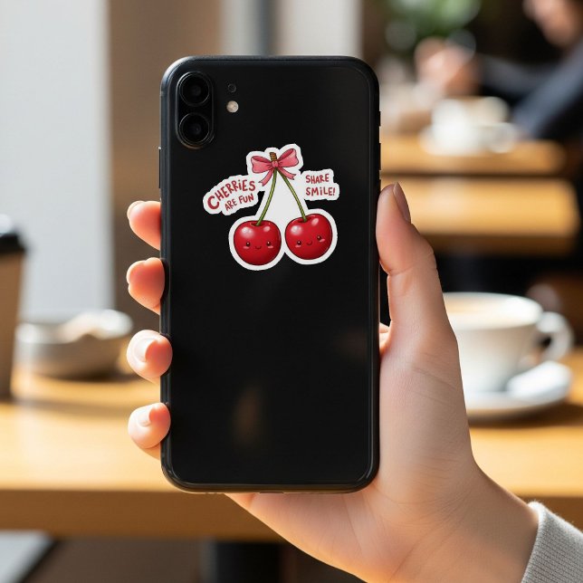 Adesivo  Pink Cherry Coquette Sticker | Girly Kindle  (Criador carregado)