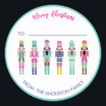 ADESIVO PINK CHRISTMAS NUTCRACKER GIFT STICKER<br><div class="desc">Coleção de Nozes de cores brilhantes</div>