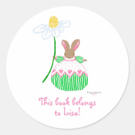 Adesivo Pink Daisy Bunny