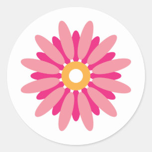 Adesivo Pink Daisy Sticker