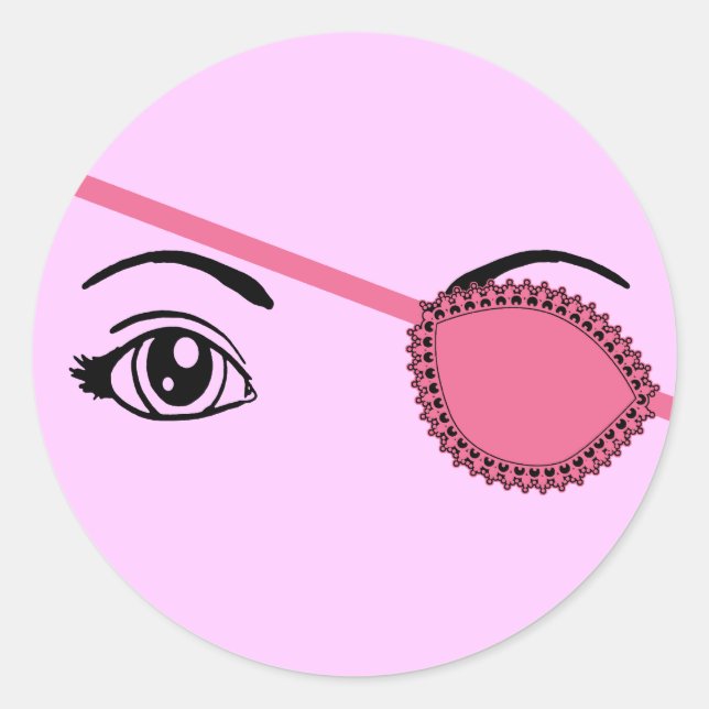 Adesivo Pink Eyepatch (Frente)