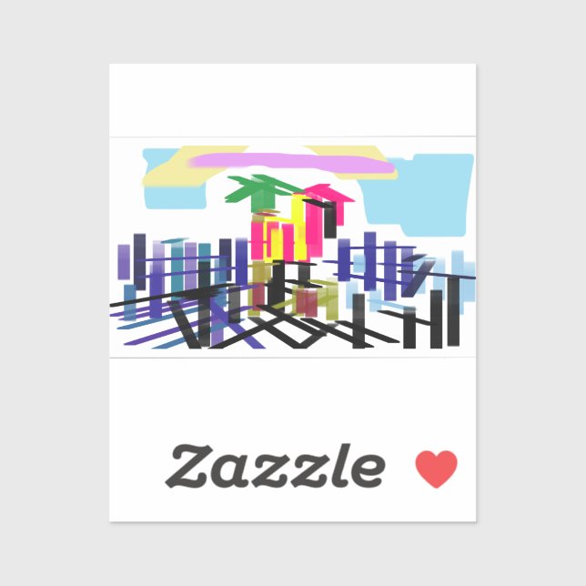 Adesivo Pink flamingo beach (Folha)