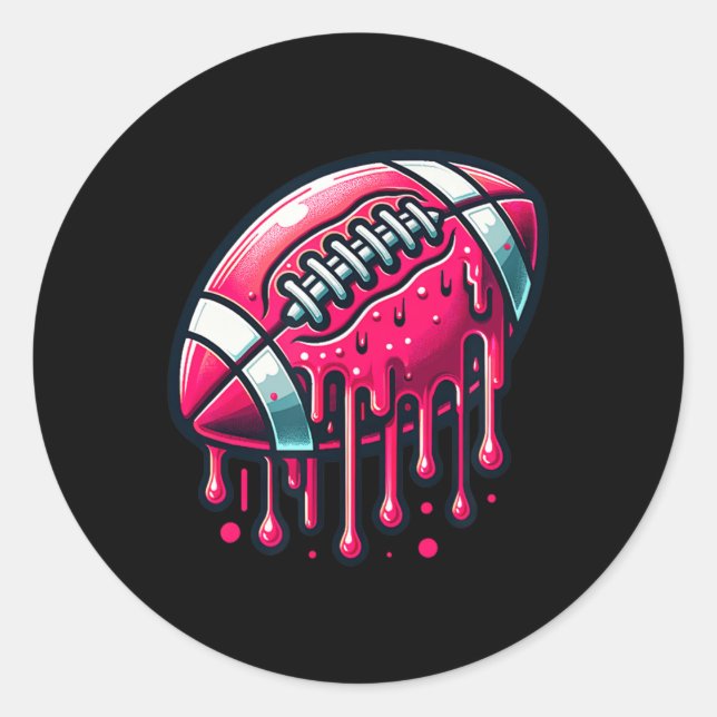 Adesivo Pink Football Dripe (Frente)