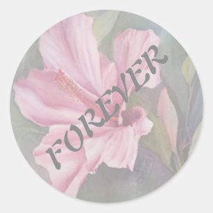 ADESIVO PINK HIBISCUS WEDDING STICKERS