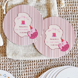 Adesivo Pink Kitty Party One Silly Cat 1st Birthday