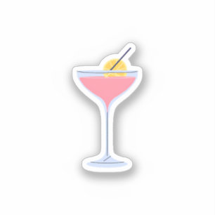 Adesivo Pink Lemon Martini