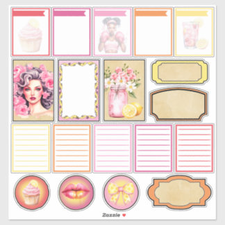 Adesivo Pink Lemonade Set 4 Planner Sticker