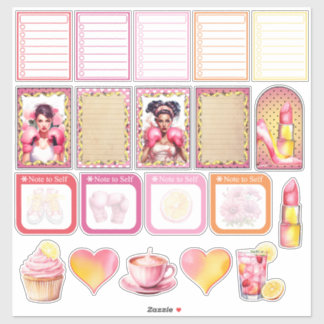 Adesivo Pink Lemonade Set 5 Planner Sticker