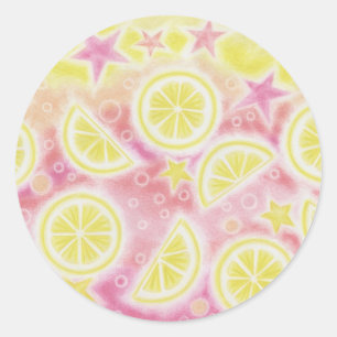 Adesivo Pink Lemonade sticker round