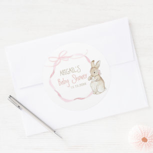 Adesivo Pink Peter o Chá de fraldas Beatrix Potter do Coel