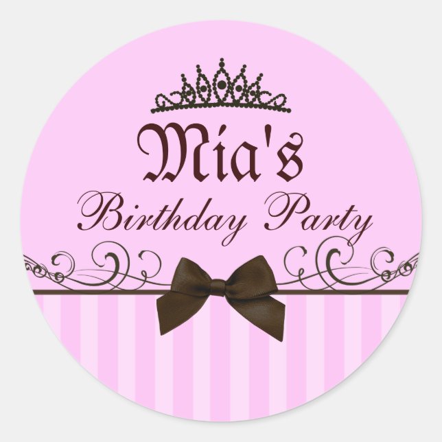 Adesivo Pink Princess Sticker (Frente)