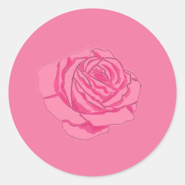 Adesivo Pink rose (Frente)