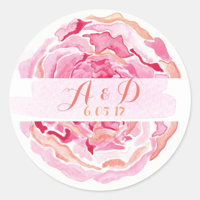 Adesivo Pink Rose Sticker (Frente)