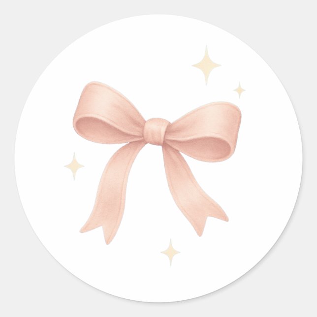 Adesivo Pink satin bow (Frente)