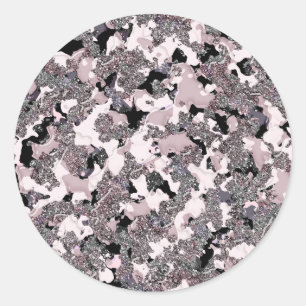 Adesivo Pink Silver & Black Beauty Spill Glam Gloss Femini