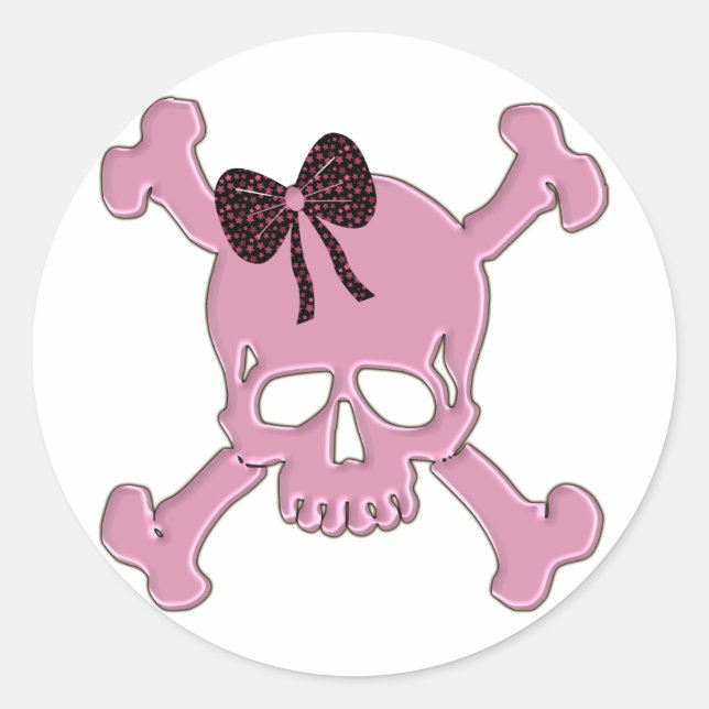Adesivo Pink Skull (Frente)