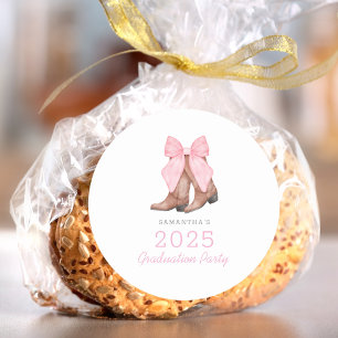 Adesivo Pink Western 2025 Graduação