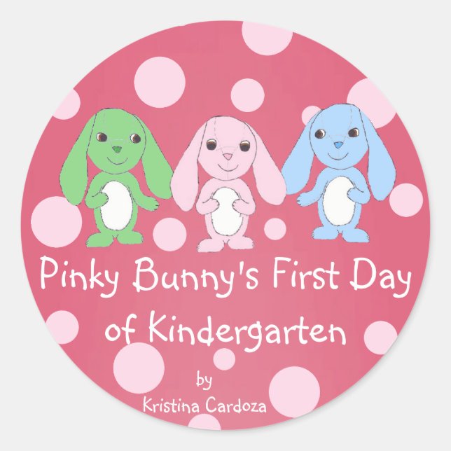 Adesivo Pinky Bunny Sticker 1 (Frente)