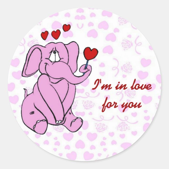 Adesivo Pinky Love Sticker (Frente)