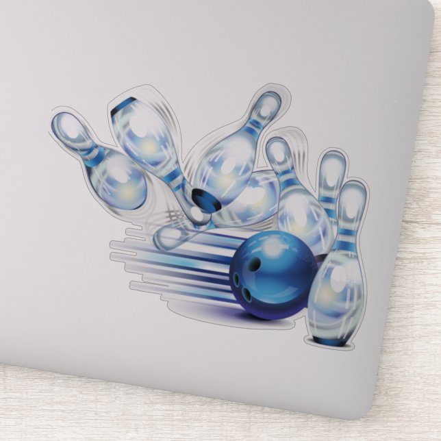 Adesivo Pino de boliche e palheta (Detalhe)