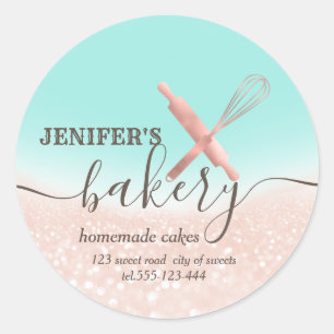 Adesivo Pino rolante brilhante e bajulação de script che