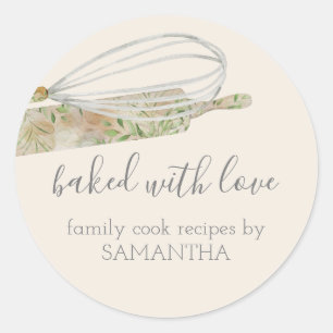 Adesivo Pino rolante russo e uísque Panificação Floral 