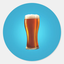 Adesivo Pint of Beer Classic Round Sticker