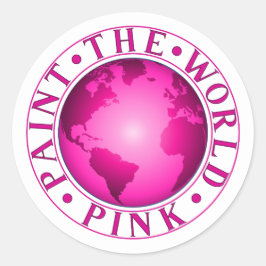 Adesivo PINTA O MUNDO PINK A Celebração da Diversidade da 