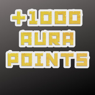 Adesivo Pintado à mão + 1000 pontos de Aura