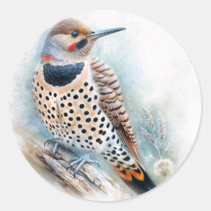 Adesivo Pintassilgo-de-barriga-amarela Aquarela