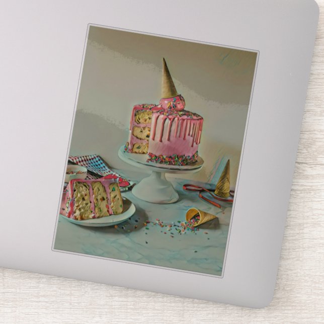 Adesivo Pintel de sorvete retrô (Detalhe)