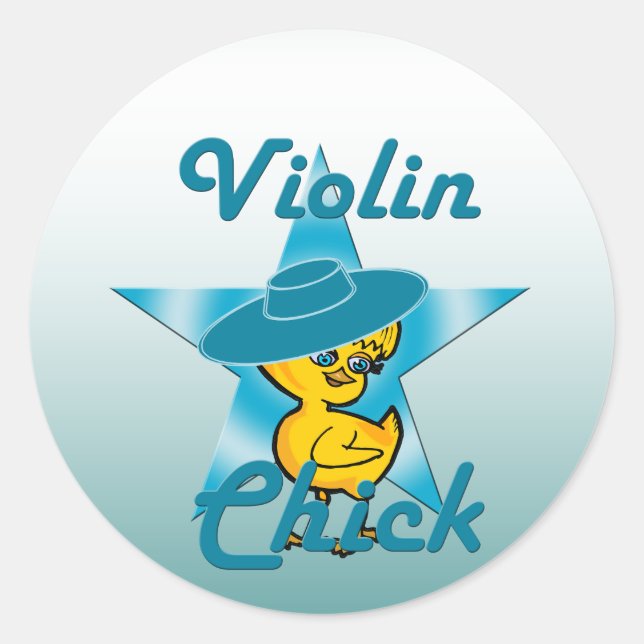 Adesivo Pintinho #7 do violino (Frente)