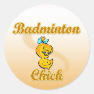Adesivo Pintinho Badminton