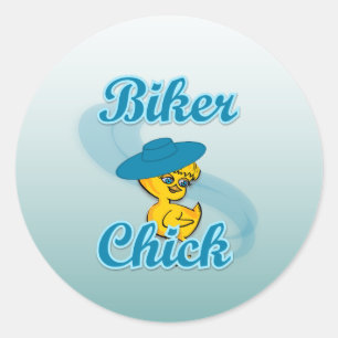 Adesivo Pintinho Biker nº 3